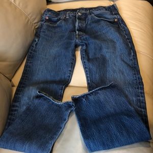 Mens Levis 5 button 501 jeans